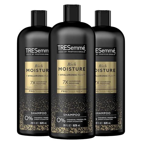 Tresemmé Shampoo For Dry Hair Moisture Rich Professional Quality Salon Healthy Look And Shine