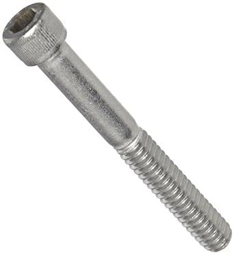 Stainless Steel Socket Cap Screw Plain Finish Internal Hex Drive