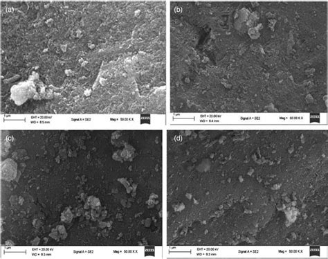 Sem Micrograph For A Alumina B Cca C Zno Co Cca And D Download Scientific Diagram