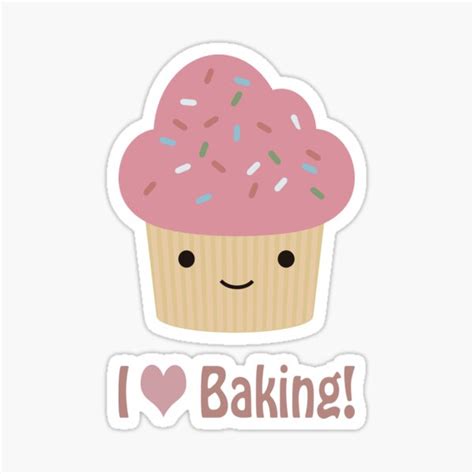 I Love Baking Stickers Redbubble