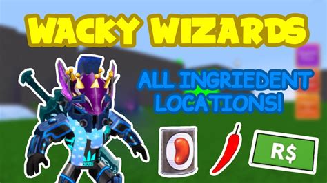 How To Get All Ingredients In Roblox Wacky Wizards All Locations Roblox Youtube