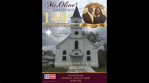 140th Church Anniversary Service Youtube