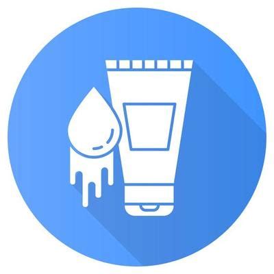 Water Based Lubricant Pink Flat Design Long Shadow Glyph Icon Male Female Product For Safe Sex