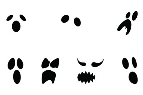 Halloween Ghost Face SVG, Vector Drawing Graphic by artgraph · Creative Fabrica