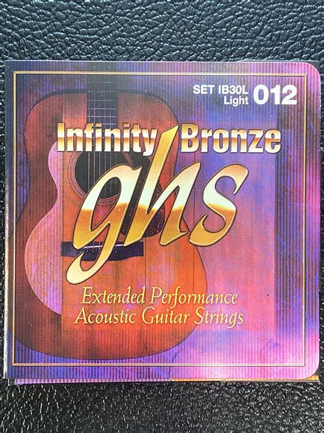 Ghs Ib30l Infinity Bronze Light Strings Acoustic Bronze Reverb