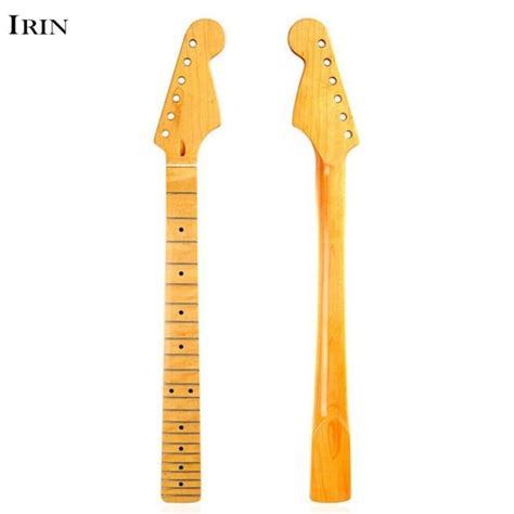 Irin Maple Electric Guitar Neck Diy For St Strat Stratocaster Without Dorsal Midline Models