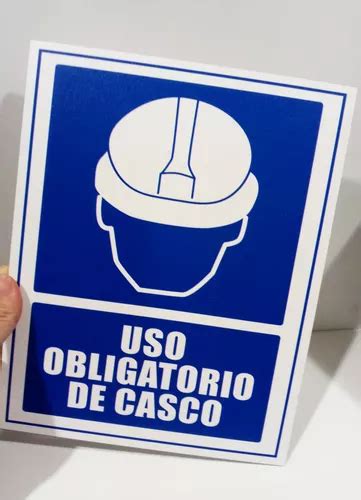 Aviso Se Alizaci N Uso Obligatorio De Casco X Cm Mercadolibre