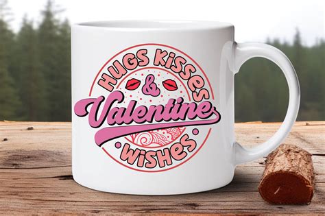 Hugs Kisses And Valentine Wishes Svg Design So Fontsy