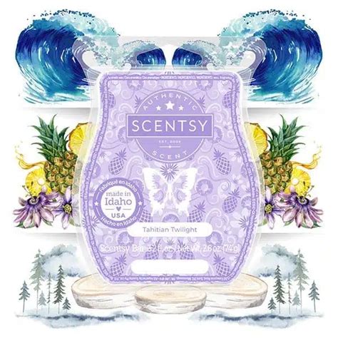 Scentsy July 2023 Warmer And Scent Of The Month Prismatic Scentsy Warmer Tahitian Twilight