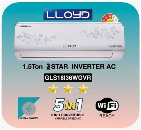 3 Star Lloyd Split Air Inverter Conditioner At Rs 34999 In Ahmedabad