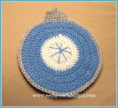 Posh Pooch Designs Holiday Ornament Washcloth And Hot Pad Posh Pooch Designs