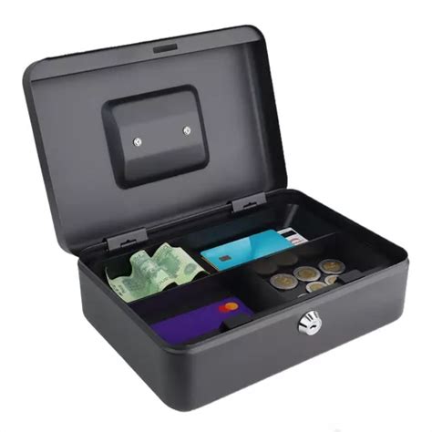 Caja Dinero Fuerte Seguridad Cash Box Met Lica Reloj Pz