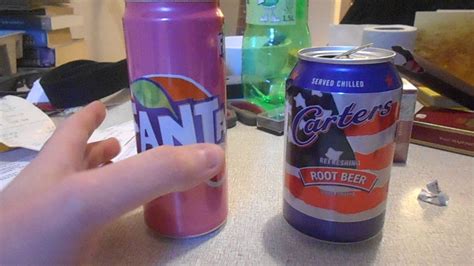 Food Review Ep 93 Pink Fanta And Carters Root Beer Youtube