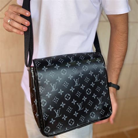 Bolsa Pasta Premium Lv Masculino Feminino Transversal Executiva Envio