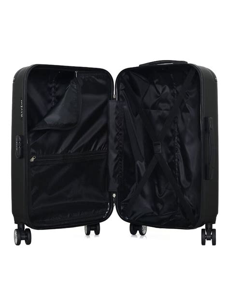 Wave Paris Valise Weekend Abs Tage Roues Cm Noir Kiabi