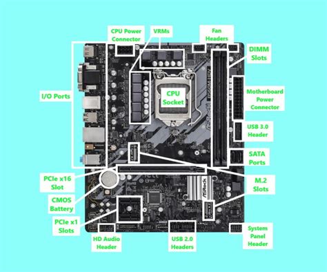 Motherboard Anatomy: Connections and Components of the PC Motherboard ...