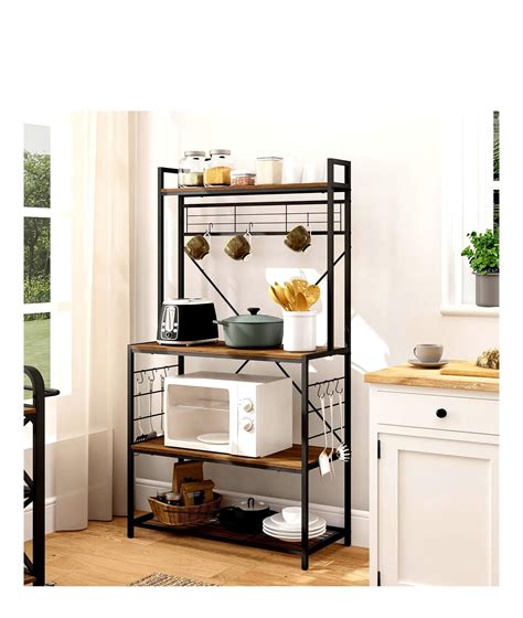 Industrial Microwave Organizer Stand