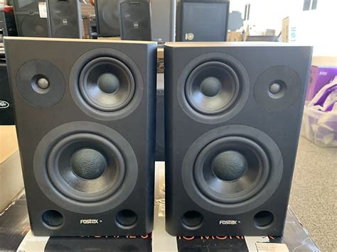 Fostex Pm Powered Reference Monitors Pair Reverb