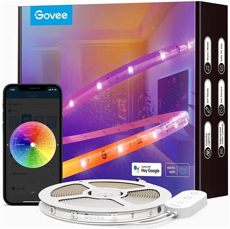 Govee Tv R Tro Clairage Led Wifi Avec Cam Ra Smart Ruban Led M