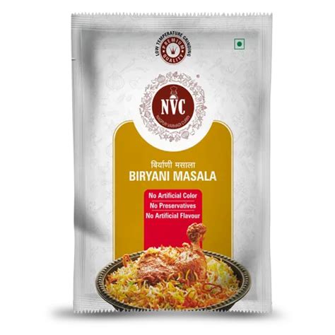 Nvc Biryani Masala Packaging Size G Packaging Type Packets At Rs