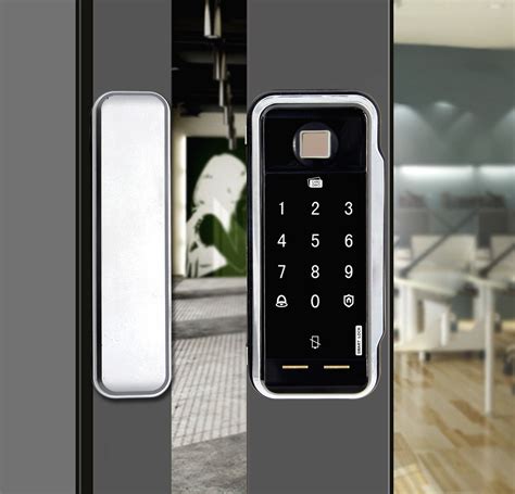 Digital Glass Door Lock With Programmable System 2018 New Keypad Door