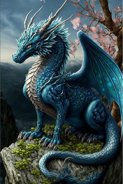 Naimoer Dragon Diamond Painting Kits For Adults D Fantasy Dragon