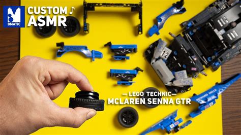 Lego Technic Satisfying Snaps Asmr Build Senna Gtr Youtube