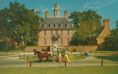 Vintage Travel Postcards: Williamsburg, Virginia