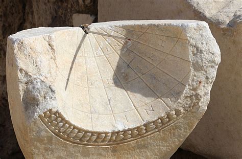 2,000-year-old sundial. Image credit: Sebahatdin Zeyrek / AA - Ancient ...