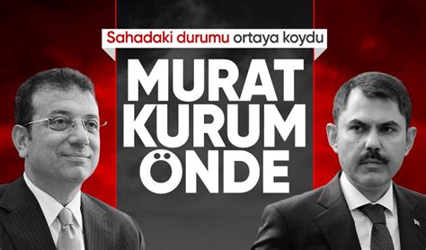 Gezici nin yerel seçim anketi İstanbul da Murat Kurum önde