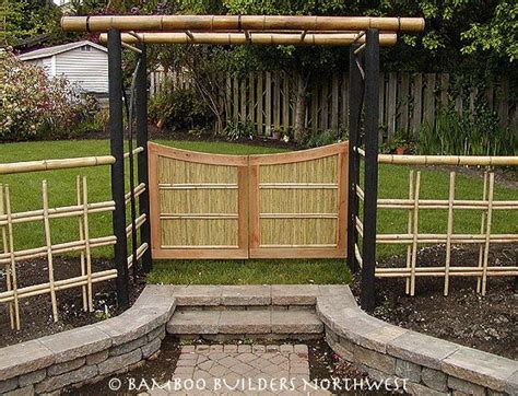 Bamboo Builders Northwest Entyrway Screen Bamboo Garden Bamboo Fence Japanese Garden