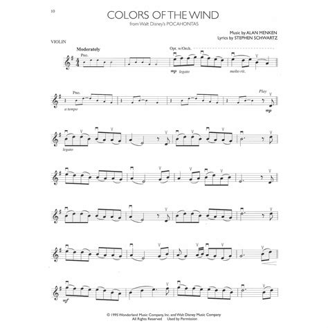 Disney Solos For Violin Viola Or Cello Southwest Strings