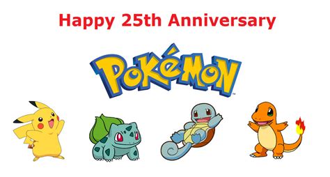 Happy 25th Anniversary Pokemon By Andreajaywonder2005 On Deviantart