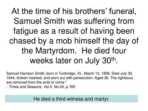 Ppt The Martyrdom Of Joseph And Hyrum Smith Powerpoint Presentation