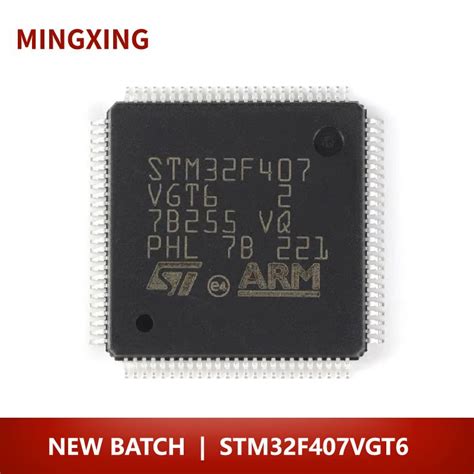 1штновый оригинальный Stm32f407vgt6 Lqfp 100 Stm32 High Performance Stm32f4 Series Single Chip