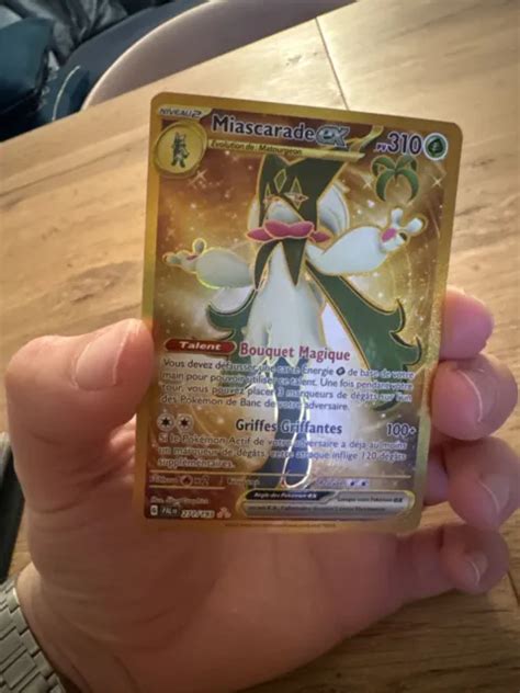 Carte Pok Mon Miascarade Ex Gold Ev Evolution Pald A Fr