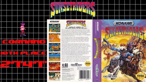 Sunset Riders Gen Cormano Playthrough 2747 18th Place Genesis