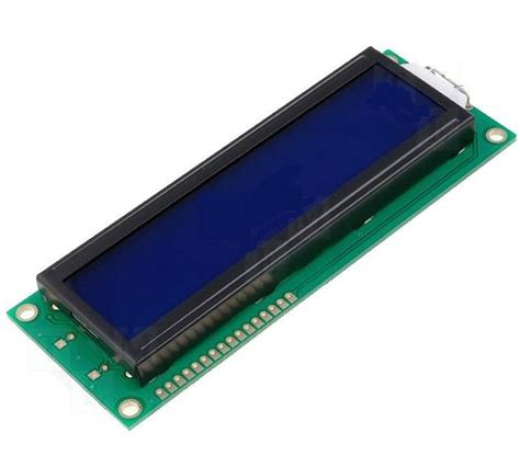 Display LCD Alfanumérico Azul 16x2 STN Negativo Castro Electrónica Lda