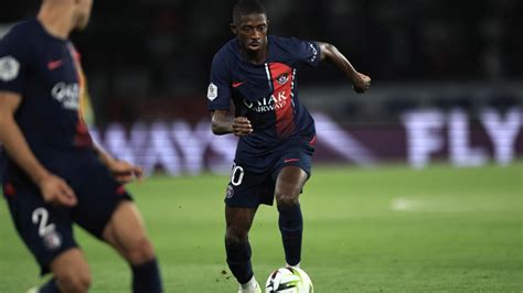 PSG Dortmund Ousmane Dembélé sifflé à lannonce des compositions