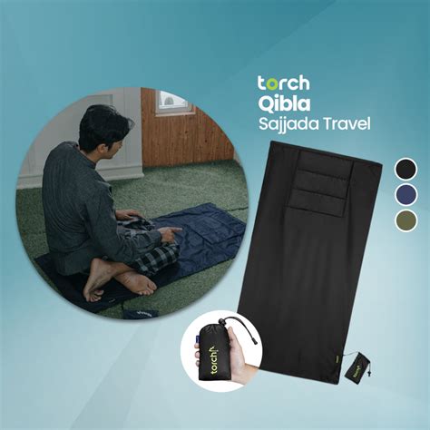 Jual Torch Qibla Sajadah Lipat Saku Polos Sejadah Travelling Souvenir