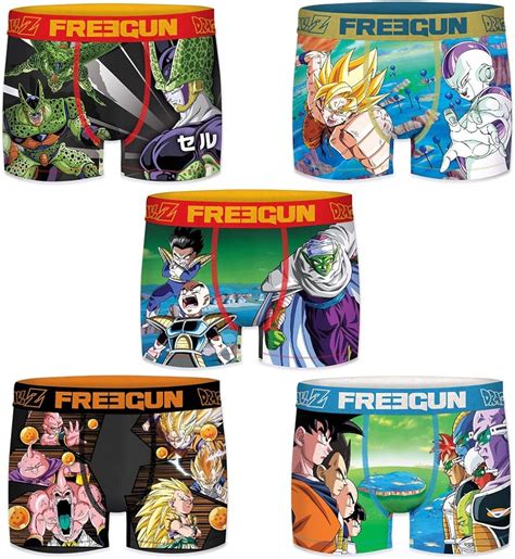 Freegun Lot De Boxers Homme Dragon Ball Z Amazon Fr V Tements Et