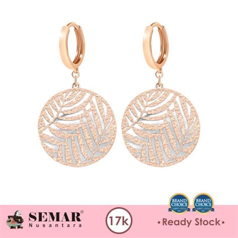 Promo Anting Emas Valma Series Rose Gold 17K Semar Nusantara Cicil 0