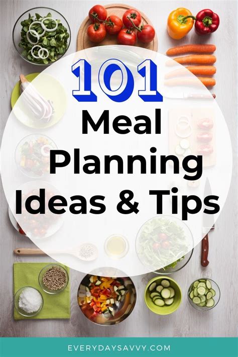 101 Meal Planning Ideas And Tips How To Meal Plan Everyday Savvy