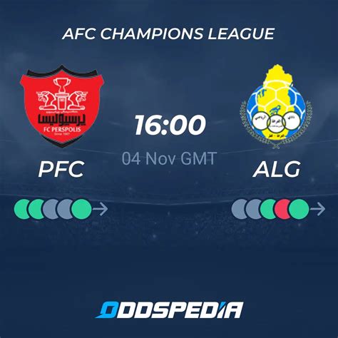 Persepolis Vs Al Gharafa Predictions Odds Live Score Stats