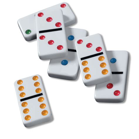 Double Six Dominoes Color Dot Dominoes In Tin