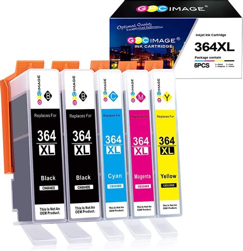 GPC Image 364XL Compatibel Met HP 364 Inktcartridges 364 XL Zwart Voor