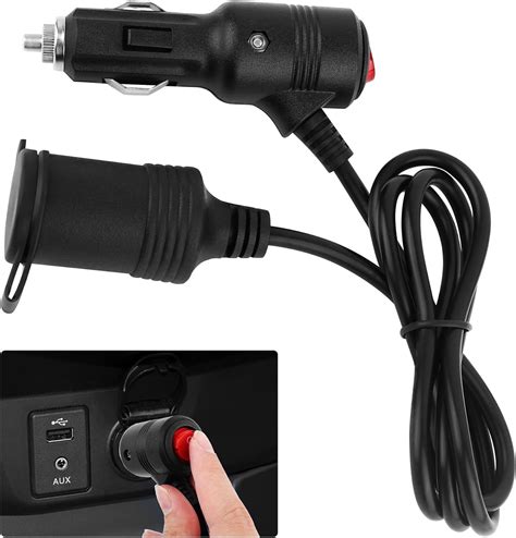 Cable De Extensi N Para Encendedor De Cigarrillos De Coche De Pies