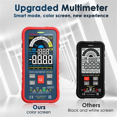 AstroAI Digital Multimeter 10000 Counts TRMS Auto Ranging Color LCD