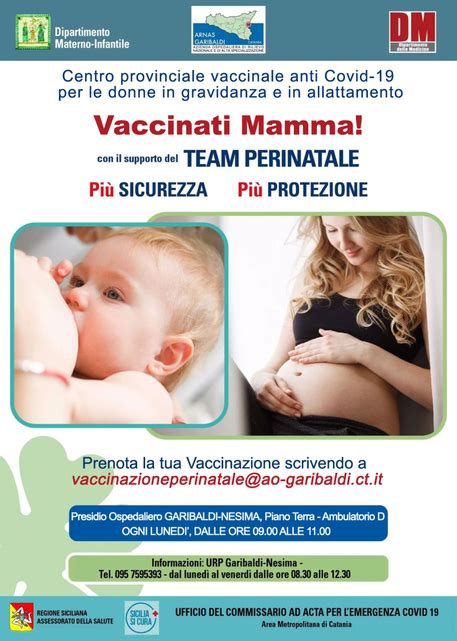 Vaccini A Donne In Gravidanza E Allattamento Al Garibaldi Sicilia