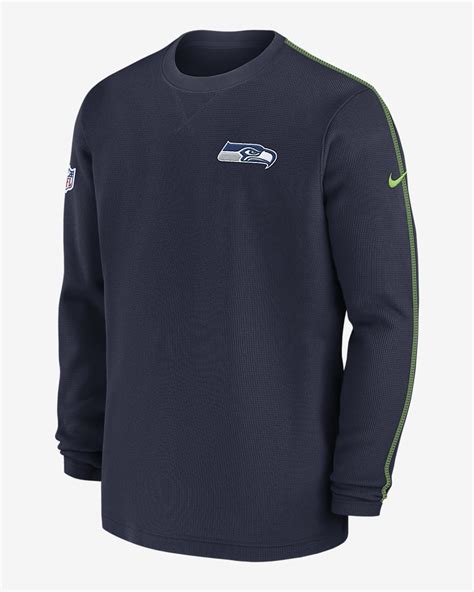 Seattle Seahawks Sideline Coach Mens Nike Nfl Long Sleeve Top